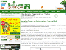 Tablet Screenshot of gardeningblog.net